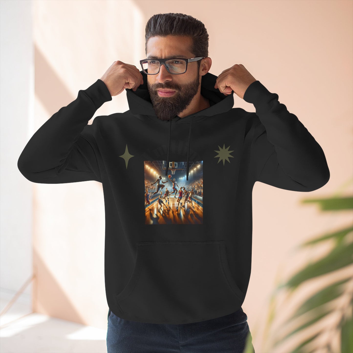 I'm Him Three-Panel Fleece Hoodie - Stylish Unisex Sweatshirt, Casual Wear, Streetwear Fashion, Gift for Him, Cozy Style