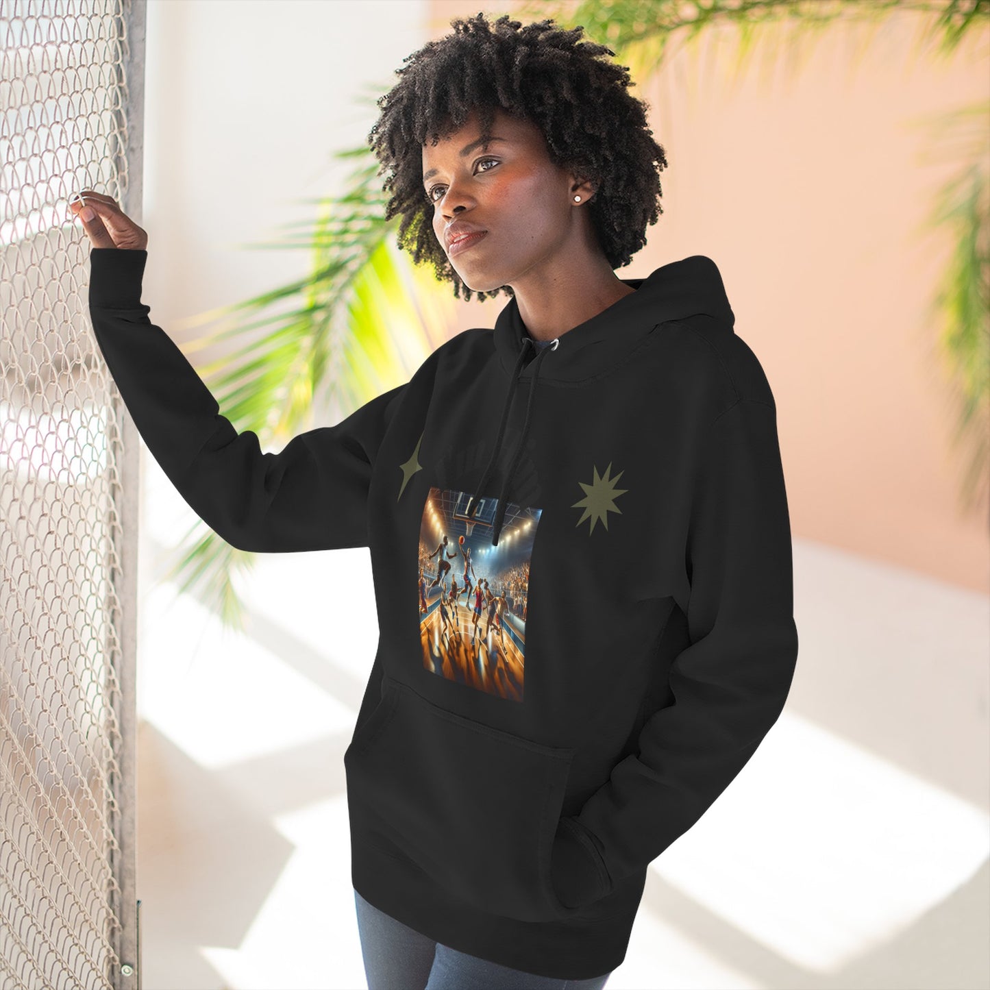 I'm Him Three-Panel Fleece Hoodie - Stylish Unisex Sweatshirt, Casual Wear, Streetwear Fashion, Gift for Him, Cozy Style