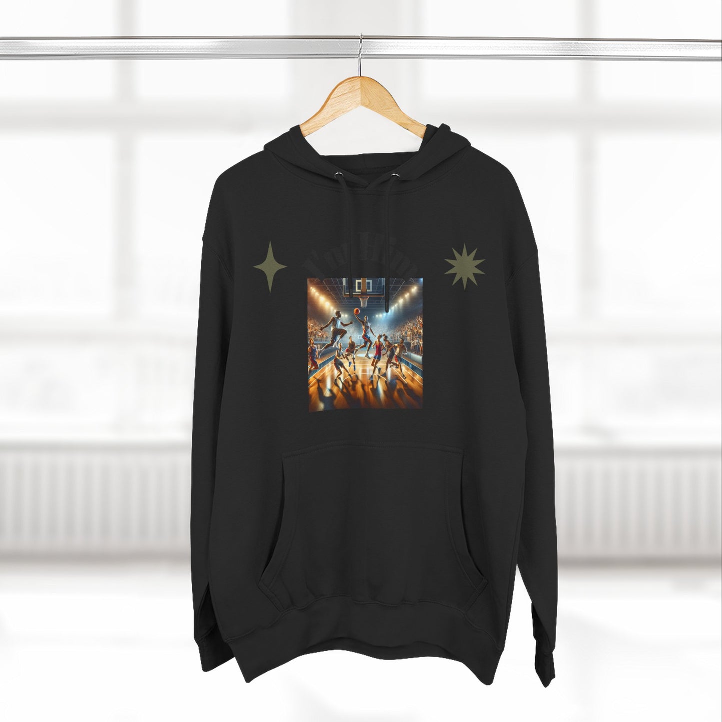 I'm Him Three-Panel Fleece Hoodie - Stylish Unisex Sweatshirt, Casual Wear, Streetwear Fashion, Gift for Him, Cozy Style